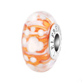 Elfbeads Paws of Little Chaos white; orange; black glass Bead by The Alternative Bead. Your official Elfbeads Retailer from Germany