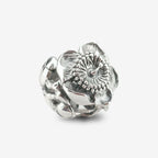 Praan Peach Blossom Charms silver sterling-silver Bead by The Alternative Bead. Your official Praan Retailer from Germany