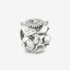 Praan Peach Blossom Charms silver sterling-silver Bead by The Alternative Bead. Your official Praan Retailer from Germany