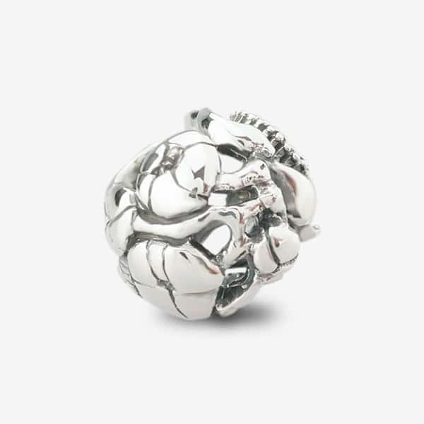 Praan Peach Blossom Charms silver sterling-silver Bead by The Alternative Bead. Your official Praan Retailer from Germany