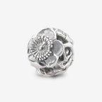 Praan Peach Blossom Charms silver sterling-silver Bead by The Alternative Bead. Your official Praan Retailer from Germany