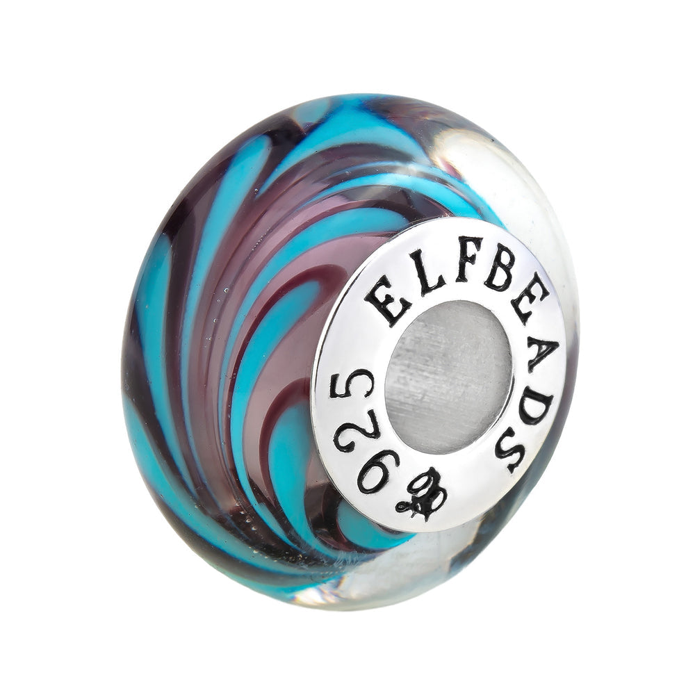 Elfbeads Peacock Feather Sprout  glass Bead by The Alternative Bead. Your official Elfbeads Retailer from Germany