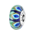 Elfbeads Peacock Bloom blue; green glass Bead by The Alternative Bead. Your official Elfbeads Retailer from Germany