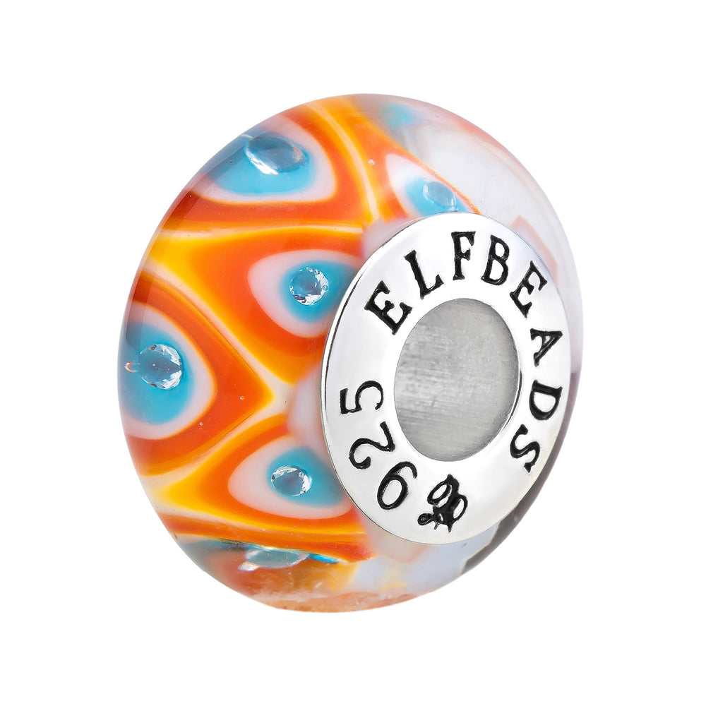 Elfbeads Phoenix Feather Monroe  glass Bead by The Alternative Bead. Your official Elfbeads Retailer from Germany
