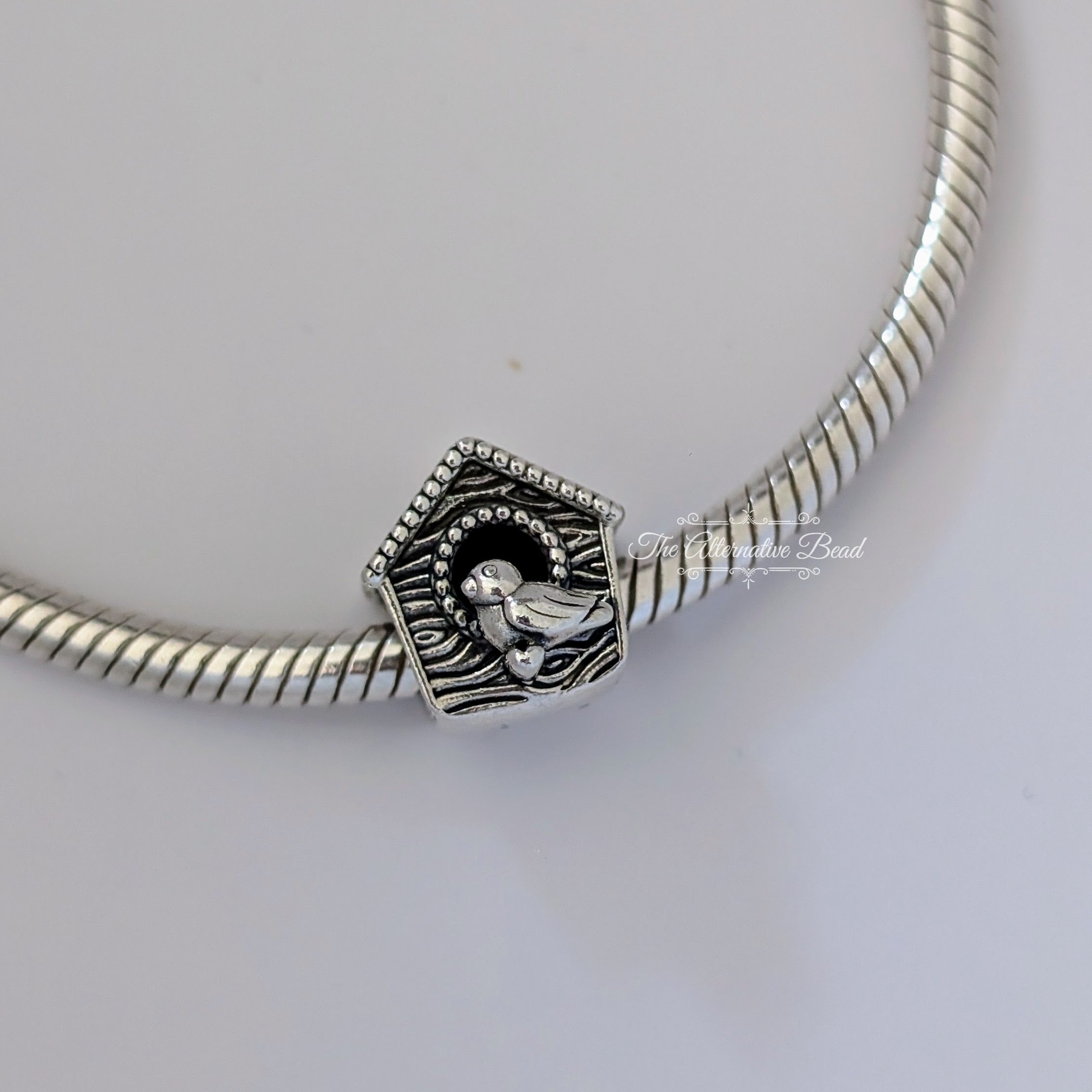 Pandora Spring Bird House Charm (797045) silver sterling-silver Bead by The Alternative Bead. Your Jewelry Retailer from Germany