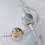 Pandora Snake Mesh Bracelet Paris Olympic Games 2024 (563464C00) silver and gold sterling-silver and gold Bracelet by The Alternative Bead. Your Jewelry Retailer from Germany