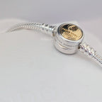 Pandora Snake Mesh Bracelet Paris Olympic Games 2024 (563464C00) silver and gold sterling-silver and gold Bracelet by The Alternative Bead. Your Jewelry Retailer from Germany