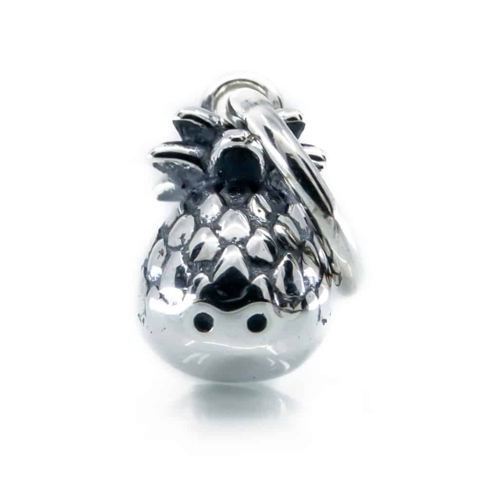Aurora Charm Tasteful Pineapple Charm silver sterling-silver Dangle by The Alternative Bead. Your official Aurora Charm Retailer from Germany