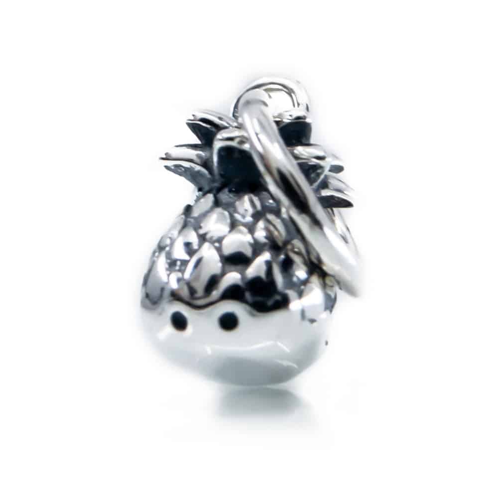 Aurora Charm Tasteful Pineapple Charm silver sterling-silver Dangle by The Alternative Bead. Your official Aurora Charm Retailer from Germany