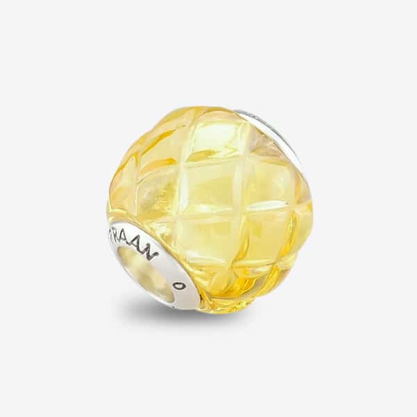Praan Pineapple Crystalline Charms silver sterling-silver Bead by The Alternative Bead. Your official Praan Retailer from Germany