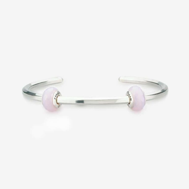 Praan Pink Opal Crystal Stopper Charms pink natural-stone Stopper by The Alternative Bead. Your official Praan Retailer from Germany