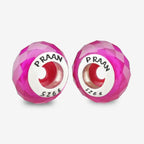 Praan Pink Ruby Synthetic Stopper Charms pink synthetic Stopper by The Alternative Bead. Your official Praan Retailer from Germany