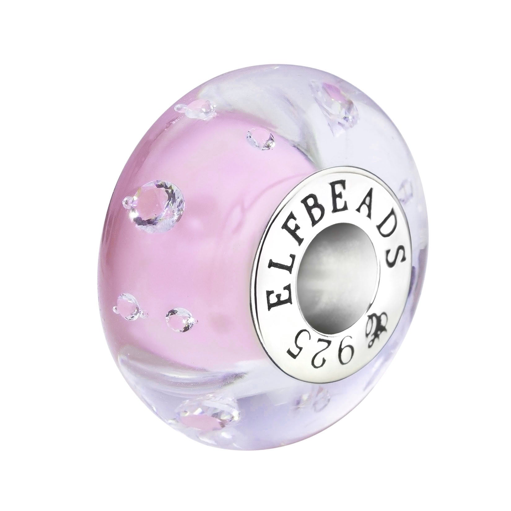 Elfbeads Pink Monroe pink glass Bead by The Alternative Bead. Your official Elfbeads Retailer from Germany