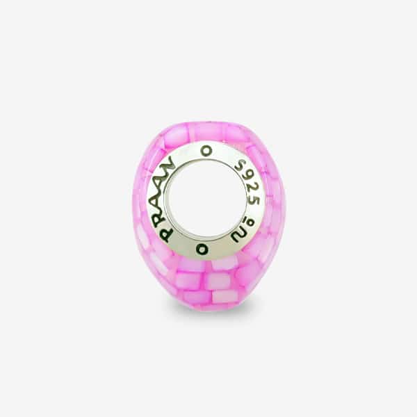 Praan Pinky Pinky Mother Of Pearl Charm pink mother-of-pearl Bead by The Alternative Bead. Your official Praan Retailer from Germany