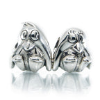 Aurora Charm Penguins Couple - Magnetic Set silver sterling-silver Bead by The Alternative Bead. Your official Aurora Charm Retailer from Germany