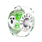 Elfbeads Poison Ghosts Starlight green; glow-in-the-dark glass Bead by The Alternative Bead. Your official Elfbeads Retailer from Germany