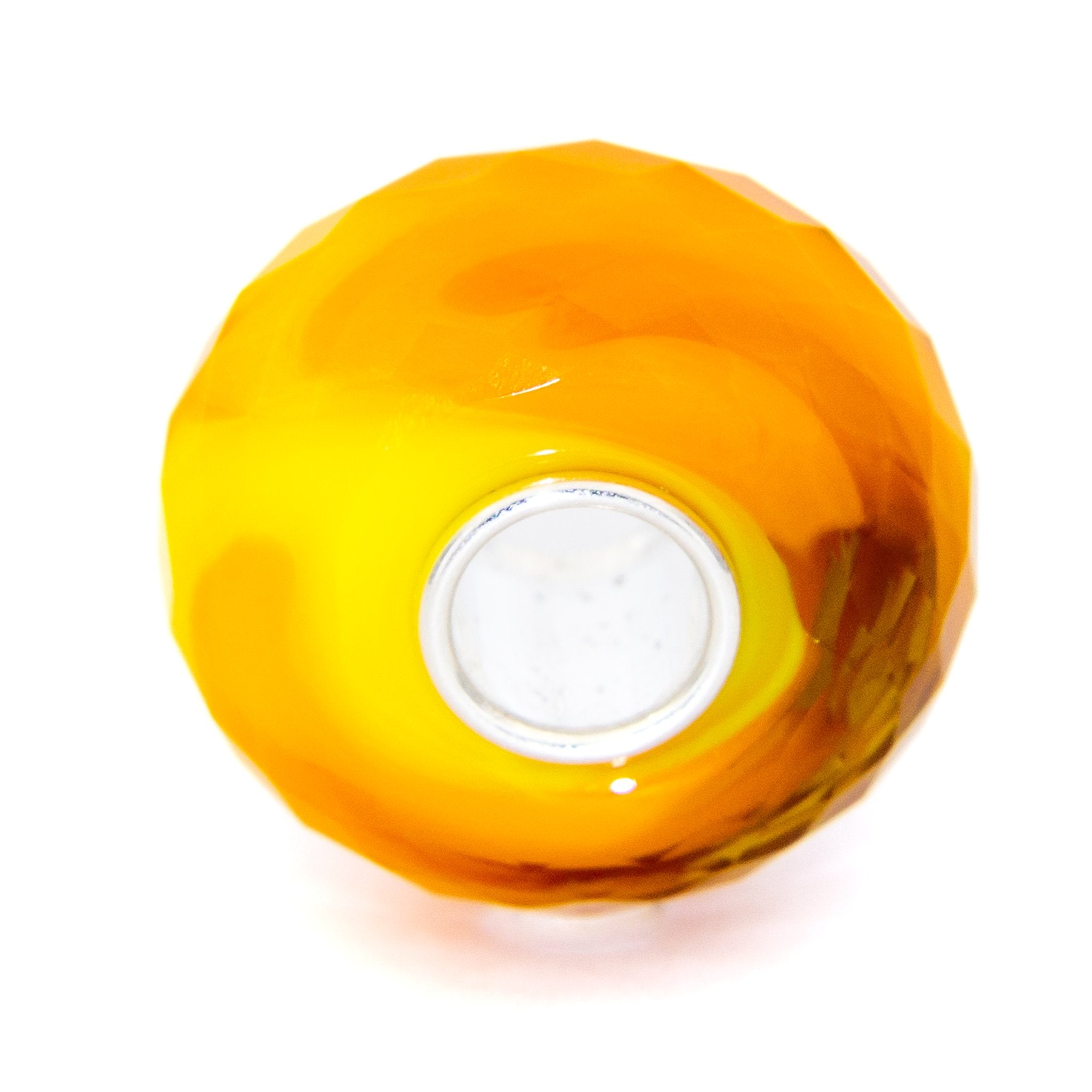 Elfbeads Pumpkin Candy Crush Fractal  glass Bead by The Alternative Bead. Your official Elfbeads Retailer from Germany