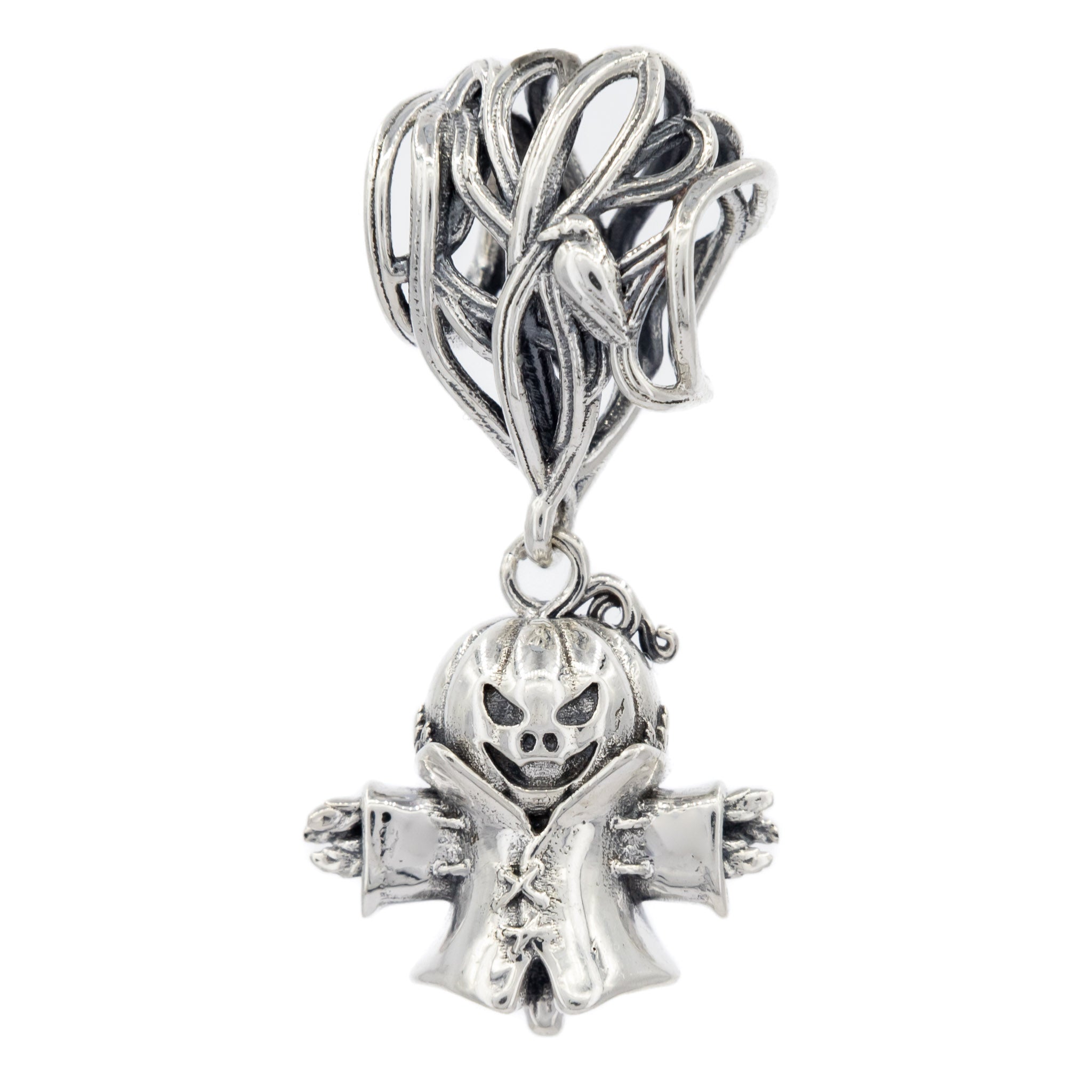 Elfbeads Pumpkin Scarecrow silver sterling-silver Bead by The Alternative Bead. Your official Elfbeads Retailer from Germany
