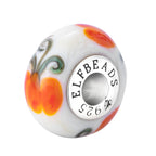 Elfbeads Pumpkin Family Patch white; silver glass Bead by The Alternative Bead. Your official Elfbeads Retailer from Germany