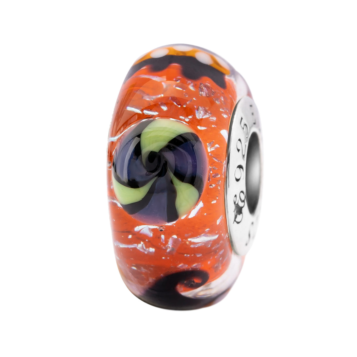 Elfbeads Pumpkin Toffee Spell orange glass Bead by The Alternative Bead. Your official Elfbeads Retailer from Germany