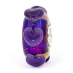 Elfbeads Purple Nebula Hearts  glass Bead by The Alternative Bead. Your official Elfbeads Retailer from Germany