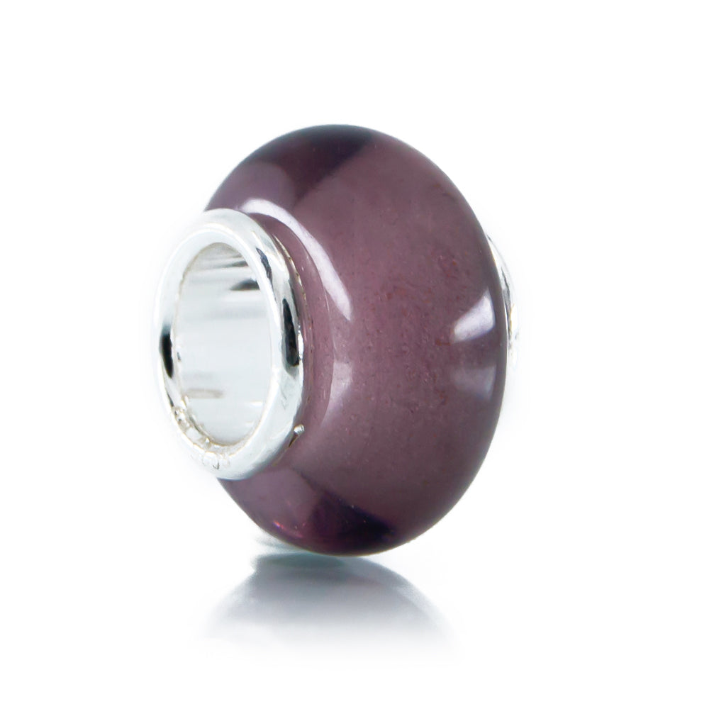 Aurora Charm Amethyst Purple Glass Spacer purple glass Spacer by The Alternative Bead. Your official Aurora Charm Retailer from Germany