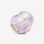 Praan Queen Heart Charm pink crystal Bead by The Alternative Bead. Your official Praan Retailer from Germany