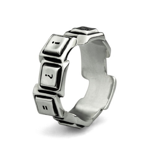 OHM Beads Typo (Retired)  sterling-silver Bead The Alternative Bead