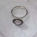 Pandora Sterling Silver Vintage Pink Opal Stackable Ring (190617POP) silver and pink sterling-silver Ring by The Alternative Bead. Your Jewelry Retailer from Germany