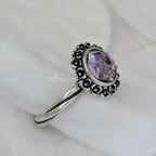 Pandora Sterling Silver Wanda's Garden II Ring with Pink Amethyst (190850PAM) silver and purple sterling-silver Ring by The Alternative Bead. Your Jewelry Retailer from Germany