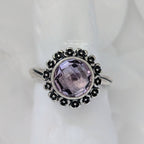 Pandora Sterling Silver Wanda's Garden II Ring with Pink Amethyst (190850PAM) silver and purple sterling-silver Ring by The Alternative Bead. Your Jewelry Retailer from Germany
