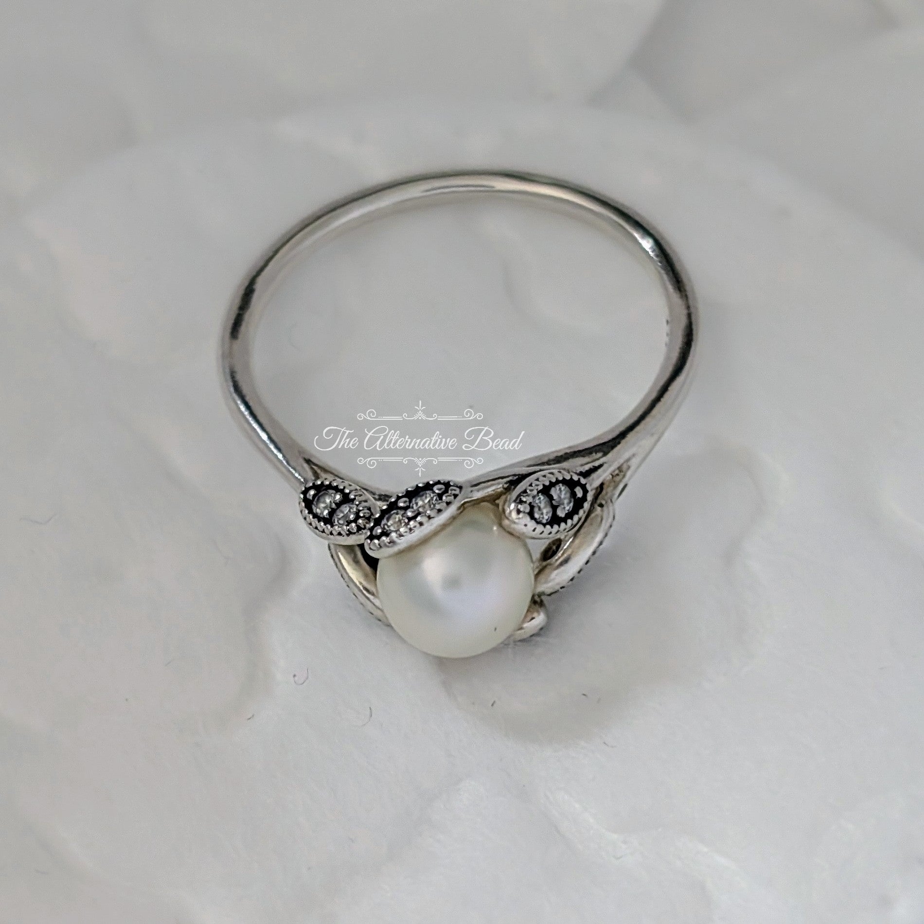 Pandora Luminous Leaves Ring (190967P) silver sterling-silver Ring by The Alternative Bead. Your Jewelry Retailer from Germany