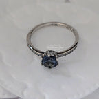 Pandora Blue Sparkling Crown Solitaire Ring (198289NSWB) blue and silver sterling-silver Ring by The Alternative Bead. Your Jewelry Retailer from Germany