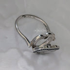 Pandora Heart Floating Locket Silver Ring with Clear Cubic Zirconia (197252CZ) silver sterling-silver Ring by The Alternative Bead. Your Jewelry Retailer from Germany