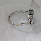 Pandora Heart Floating Locket Silver Ring with Clear Cubic Zirconia (197252CZ) silver sterling-silver Ring by The Alternative Bead. Your Jewelry Retailer from Germany