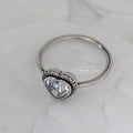 Pandora Sparkling Love Heart Halo Ring (190929CZ) silver sterling-silver Ring by The Alternative Bead. Your Jewelry Retailer from Germany