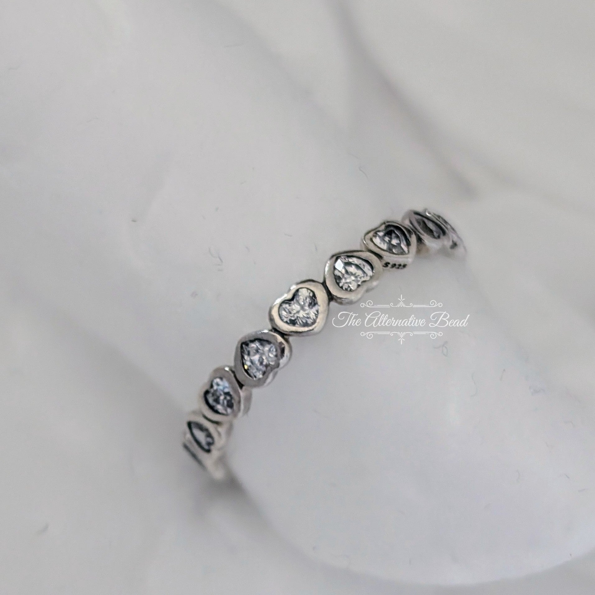 Pandora Heart Silver Ring with Cubic Zirconia (190897CZ) silver sterling-silver Ring by The Alternative Bead. Your Jewelry Retailer from Germany