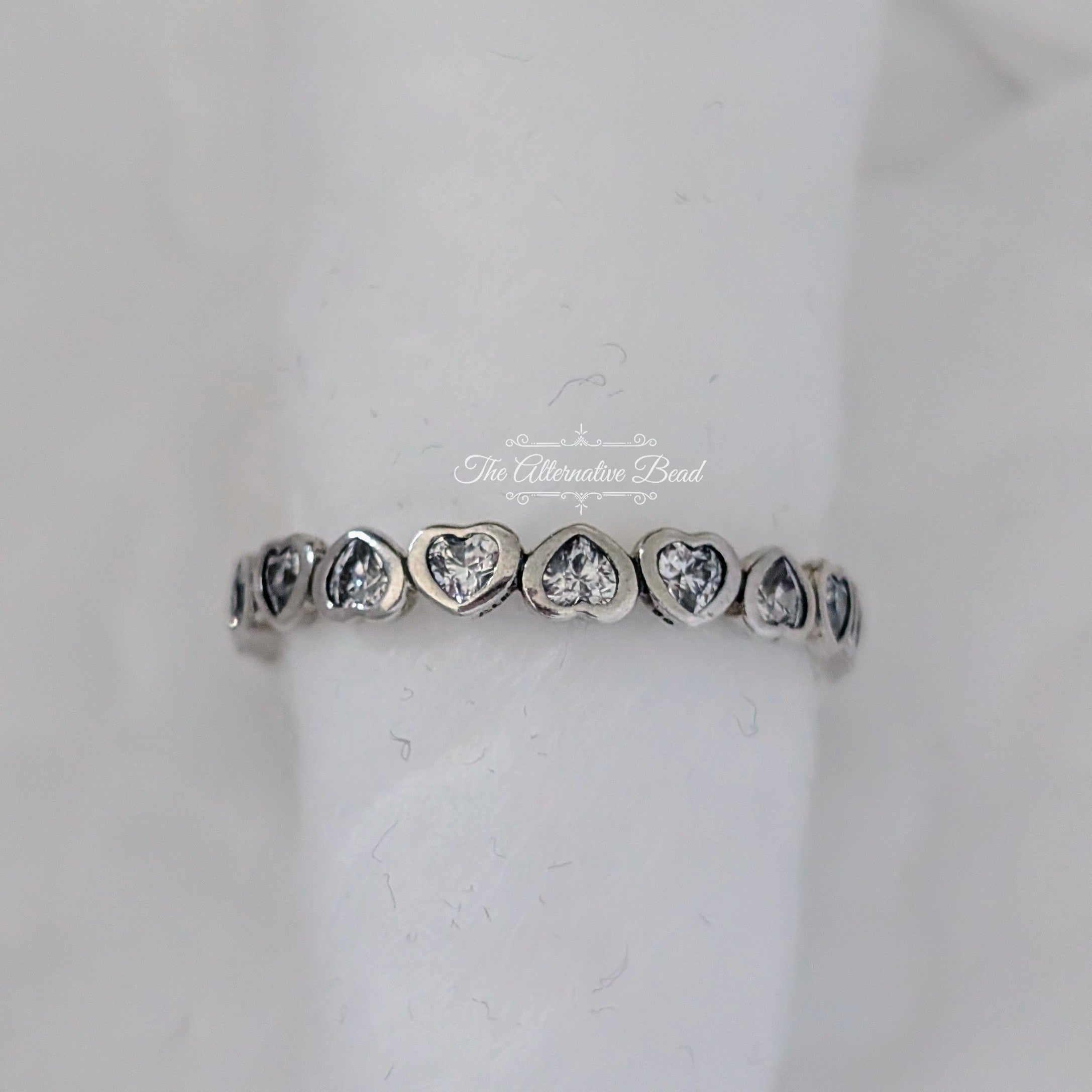 Pandora Heart Silver Ring with Cubic Zirconia (190897CZ) silver sterling-silver Ring by The Alternative Bead. Your Jewelry Retailer from Germany