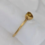 Pandora Yellow Stone Heart Ring (167089CSY) gold and yellow gold Ring by The Alternative Bead. Your Jewelry Retailer from Germany