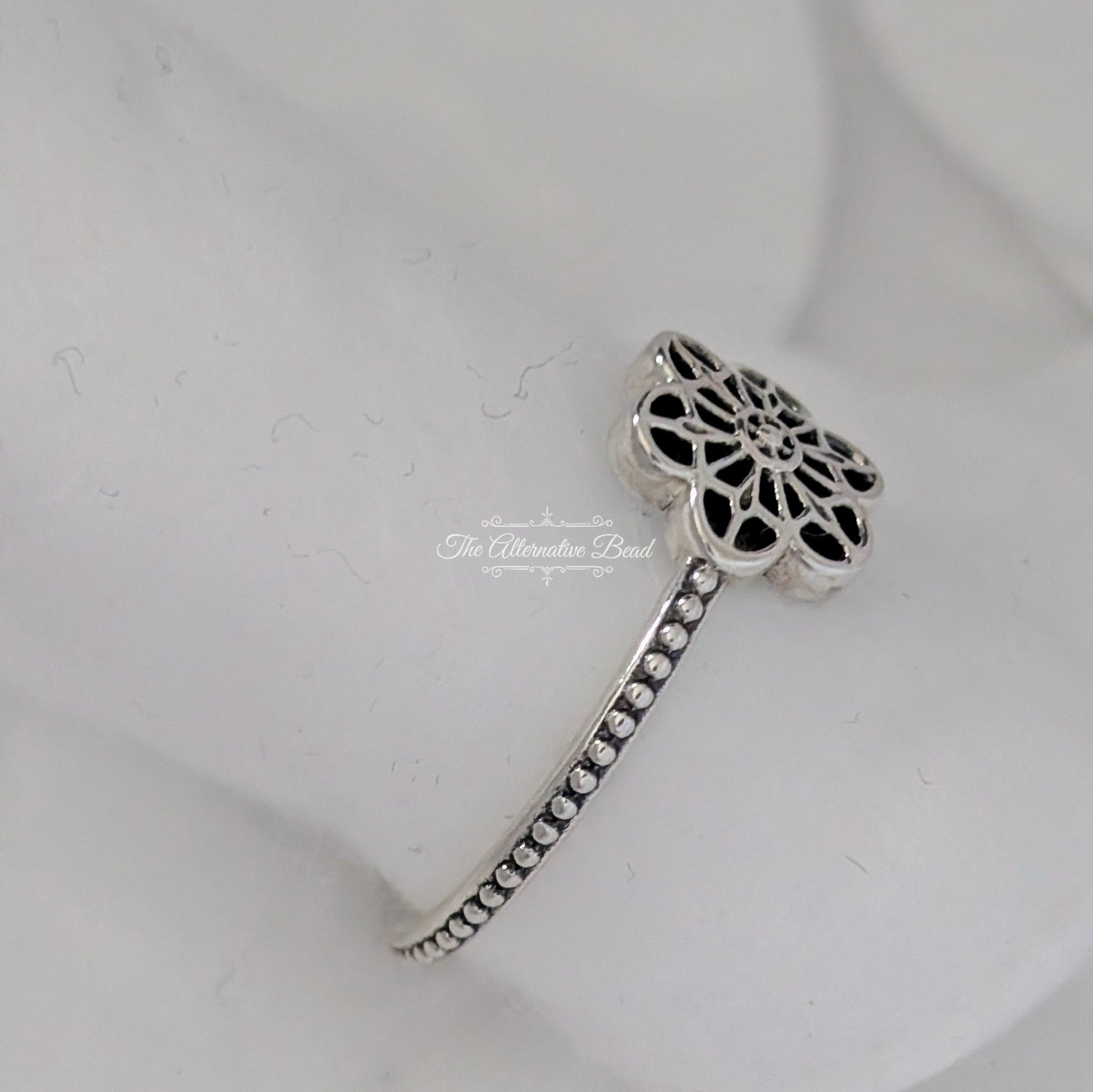 Pandora Floral Laisy Lace Silver Ring (190992)  sterling-silver Ring by The Alternative Bead. Your Jewelry Retailer from Germany