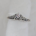 Pandora Fairy Tale Tiara Wishbone Ring (196226CZ) silver sterling-silver Ring by The Alternative Bead. Your Jewelry Retailer from Germany