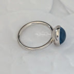 Pandora Silver ring with aqua blue crystal (190982NAB) silver and blue sterling-silver Ring by The Alternative Bead. Your Jewelry Retailer from Germany