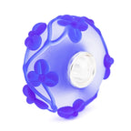Elfbeads Radiant Blue Flowertwig Frost  glass Bead by The Alternative Bead. Your official Elfbeads Retailer from Germany