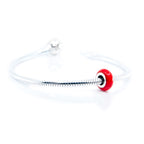 Aurora Charm Red Universal Enamel Stopper red sterling-silver; enamel Stopper by The Alternative Bead. Your official Aurora Charm Retailer from Germany