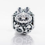 VIP-CHARMS White Rabbit Bead Charm silver sterling-silver Bead by The Alternative Bead. Your official VIP-CHARMS Retailer from Germany