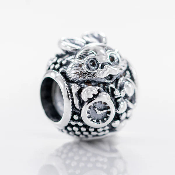VIP-CHARMS White Rabbit Bead Charm silver sterling-silver Bead by The Alternative Bead. Your official VIP-CHARMS Retailer from Germany