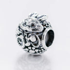 VIP-CHARMS White Rabbit Bead Charm silver sterling-silver Bead by The Alternative Bead. Your official VIP-CHARMS Retailer from Germany
