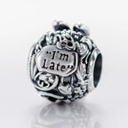 VIP-CHARMS White Rabbit Bead Charm silver sterling-silver Bead by The Alternative Bead. Your official VIP-CHARMS Retailer from Germany