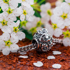 VIP-CHARMS White Rabbit Bead Charm silver sterling-silver Bead by The Alternative Bead. Your official VIP-CHARMS Retailer from Germany