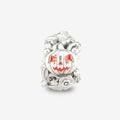 Praan Rose Pumpkin silver; orange sterling-silver Bead by The Alternative Bead. Your official Praan Retailer from Germany